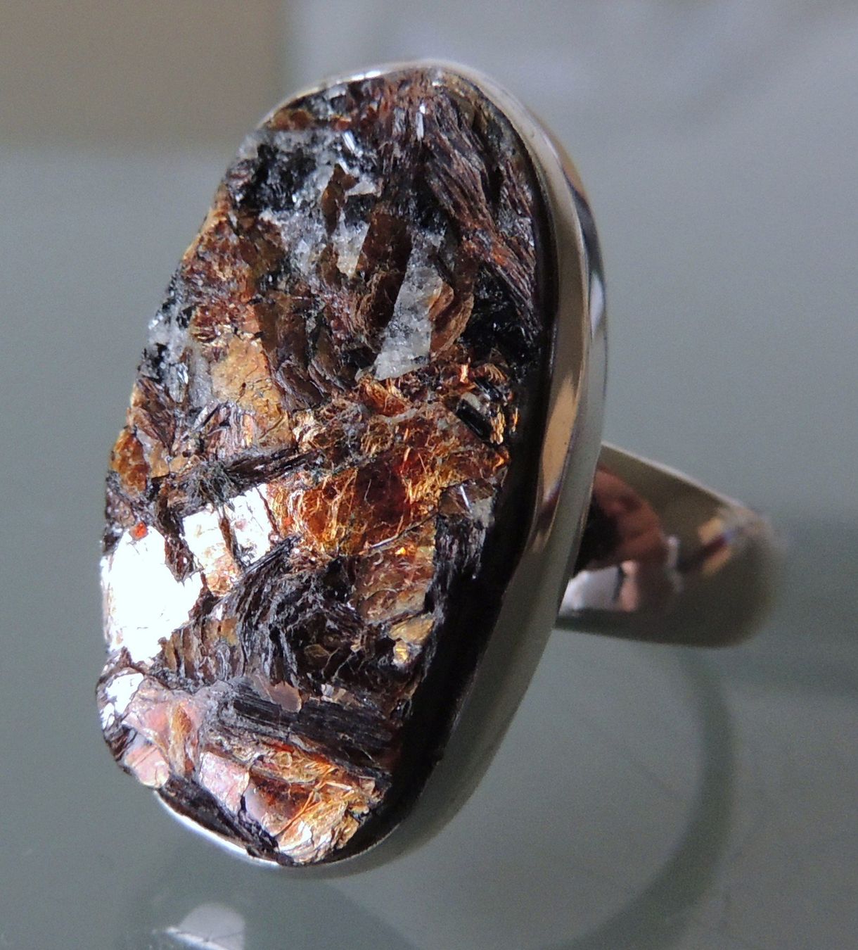 Anelli: Astrophyllit Silber 925 Fingerring – Nuovo e nell'imballaggio originale da Waldenburg venduto da schaller707 2