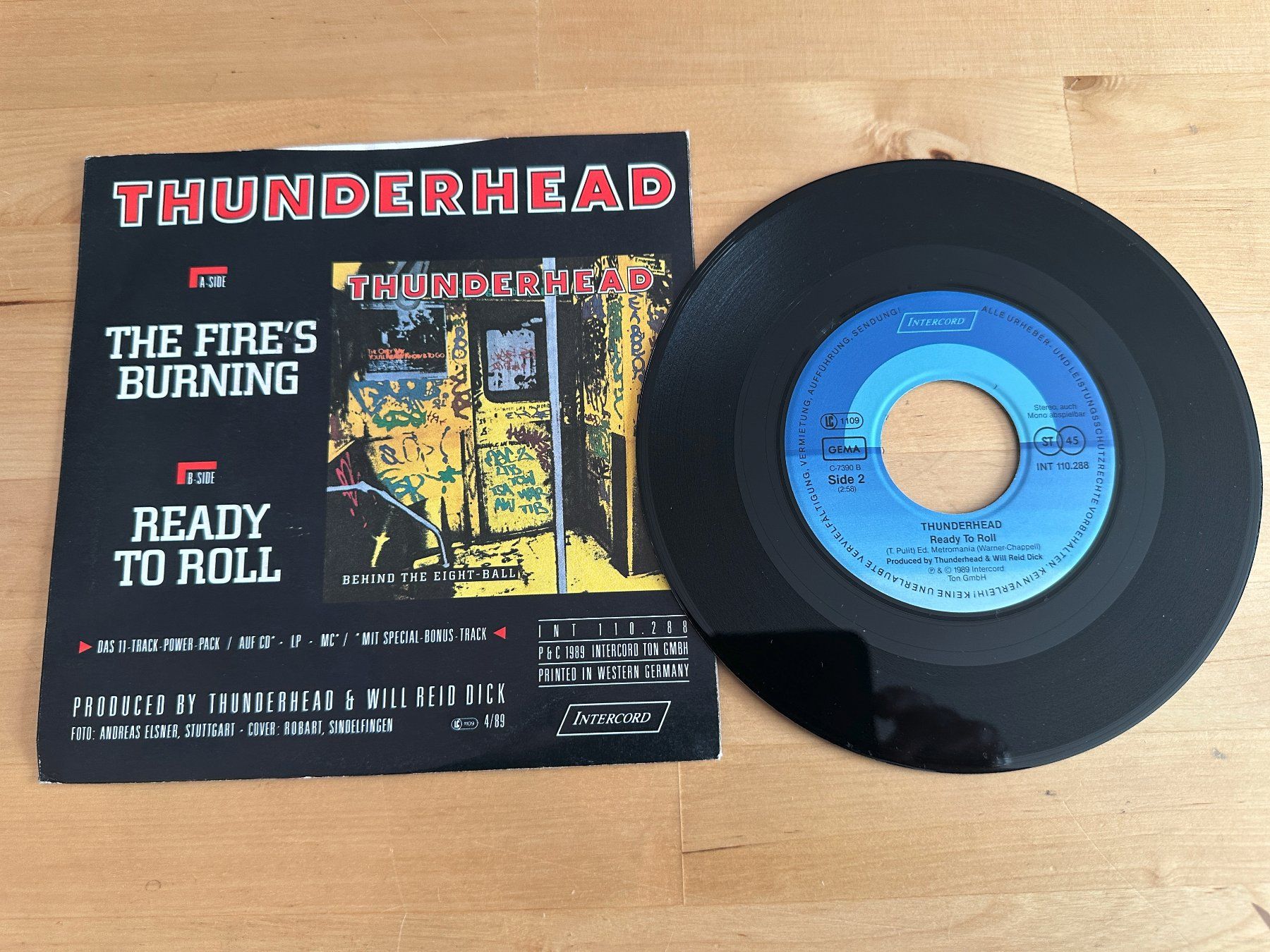 THUNDERHEAD tolle The fire's burning Metal Kult 80's Rock (Gebraucht ...