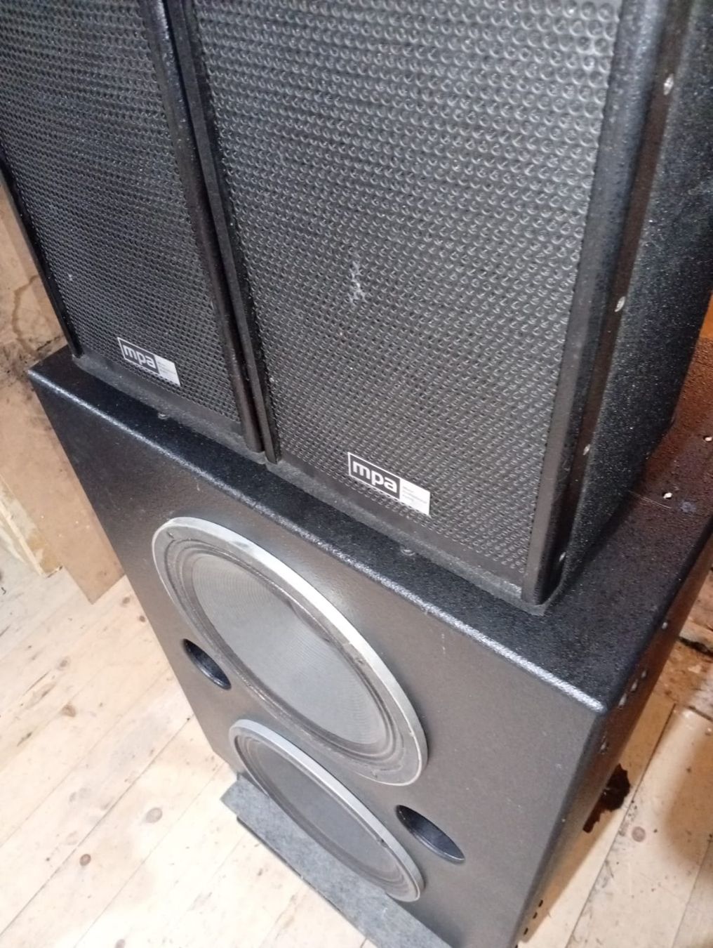 Casse acustiche: PA System - SUB 2 x 15 Zoll; Tops MPA – Usato da Koppigen venduto da connect1 2