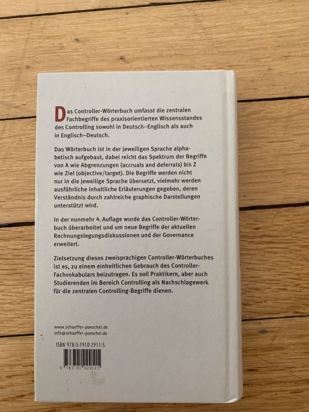 Libri: Controller Wörterbuch 4. Auflage – Nuovo (secondo la descrizione) da Zürich venduto da kuengka 1