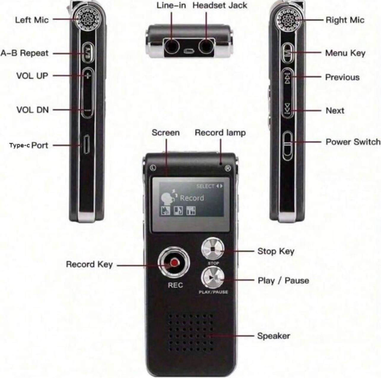 Enregistreurs: Digitaler Audiorecorder - neu! – Neuf avec emballage d'origine à Emmenbrücke par engueteDeal 2