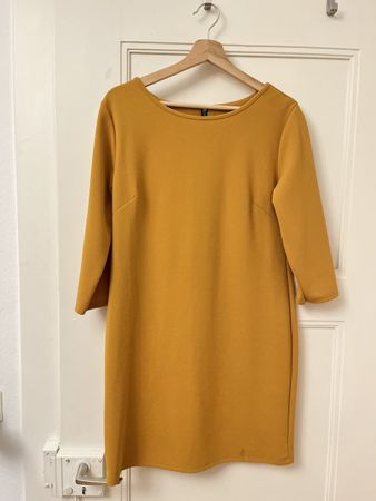 Chic Mustard Yellow Dress, Autumn Vibes! 🍂