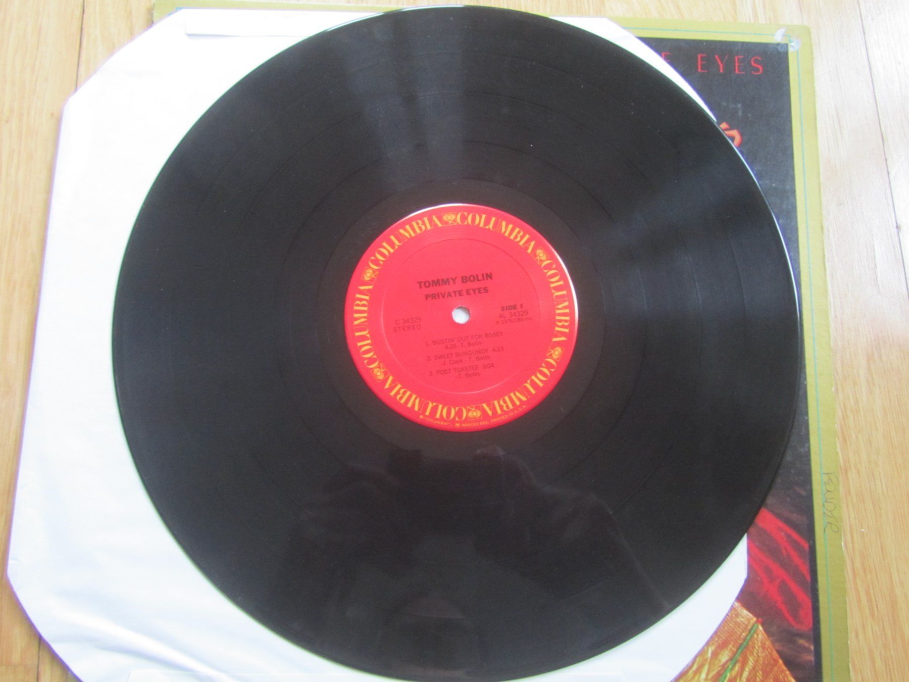 Schallplatten: Tommy Bolin - Private Eyes LP - Vinyl – Gebraucht aus Seengen von mikelele 3