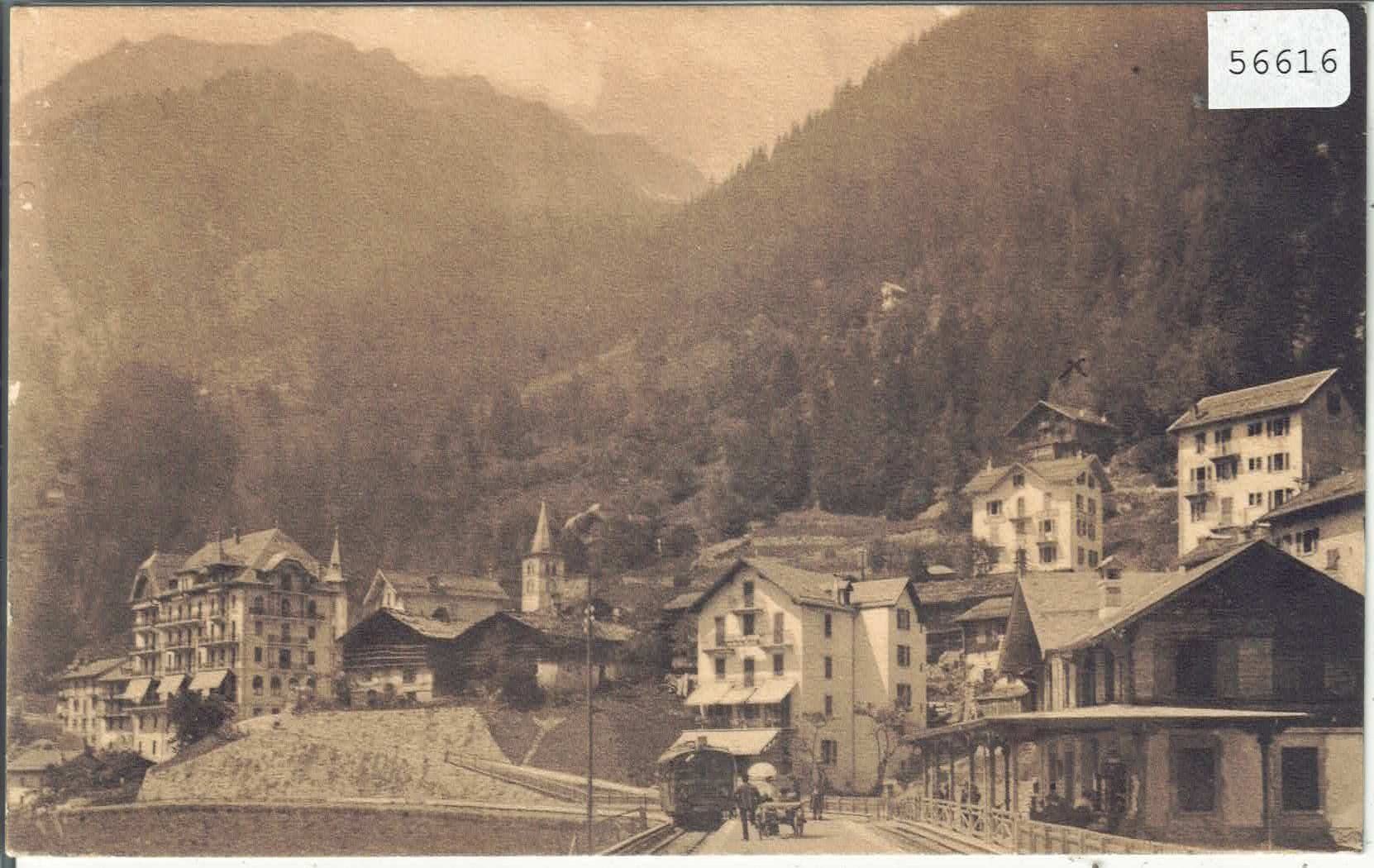 Cartoline postali: Finhaut - La Gare et le Bel-Oiseau – Usato da Ettingen venduto da Kartenplanet