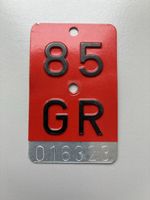 Velonummer GR 85