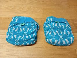 2x Totsbots Bamboozle Size 2 Höwi Stoffwindeln