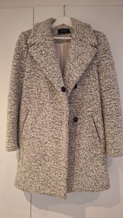 Damen Mantel VILA meliert grau schwarz