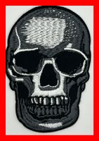 Aufnäher Totenkopf Skull Schädel Badge Patch Halloween Flick