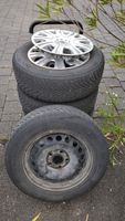 Winterreifen 195/65 R15 T Stahlfelgen Radkappen