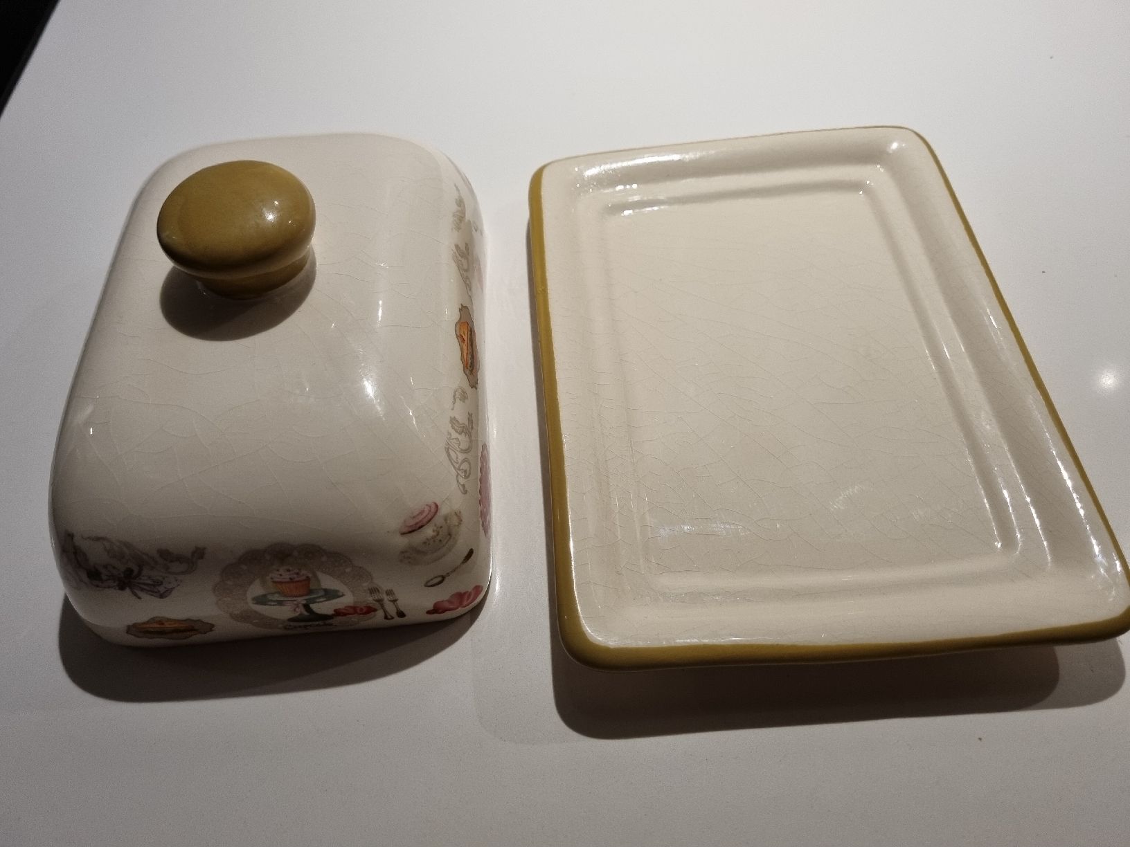 Sonstiges Geschirr: Butterdose L.17,5 B.13 cm – Gebraucht aus Steinen von turbogeiss99 5