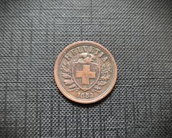 2 Rp. / 2 Cent. 1883