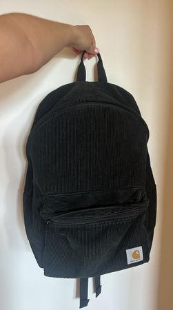Carharrt WIP Rucksack aus Cord in Dunkelgrün