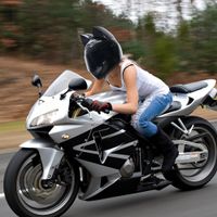 ✅ Motorradhelm mit Katzenohren