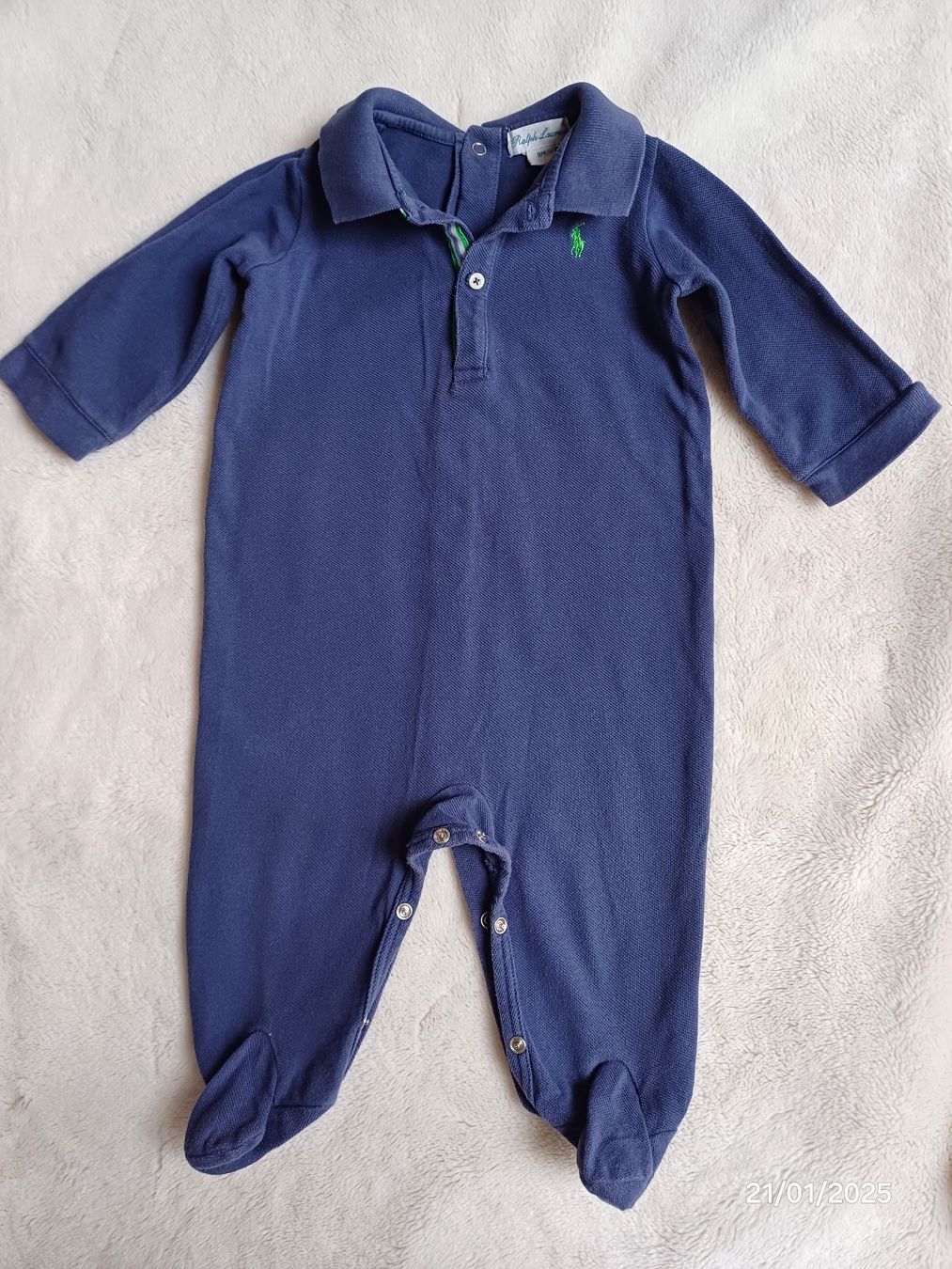 Ralph Lauren Strampler: RALPH LAUREN - JUMPSUIT - 9M - Grösse 74 – Gebraucht aus Würenlos von Abracadabra26