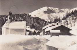 Davos - Laren mit Meierhoftäli - Abfahrt. 1953