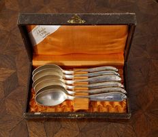 6 Kaffeelöffel im Besteckkoffer - Coutellerie Schoder Thun