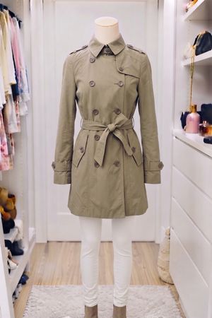 Iconischer Hetregò Trenchcoat Gr. S Beige – NP 480€