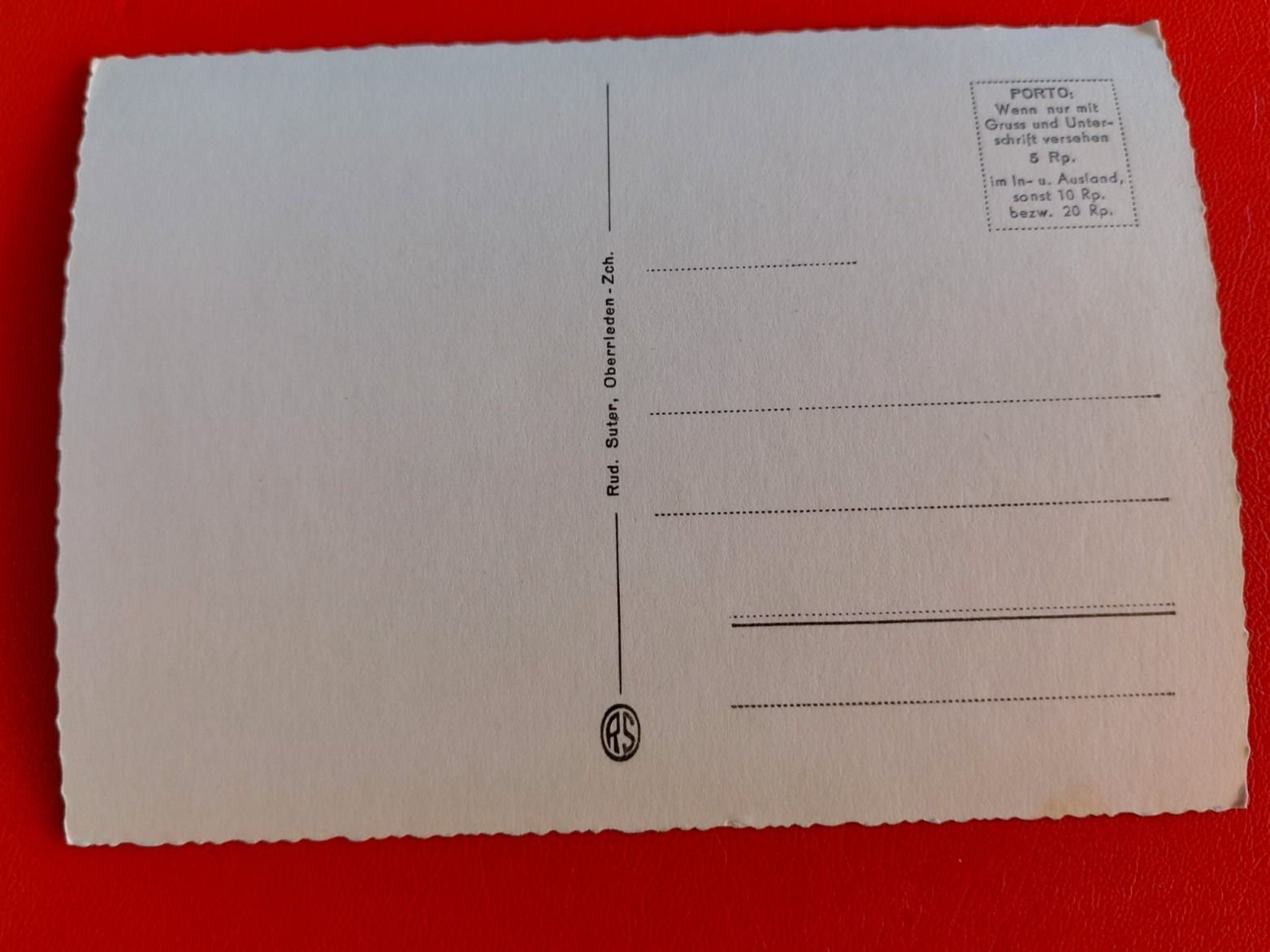 Cartoline postali: Arosa, Obersee mit Schiesshorn – Usato da St-Légier-Chiésaz venduto da Theo006 1