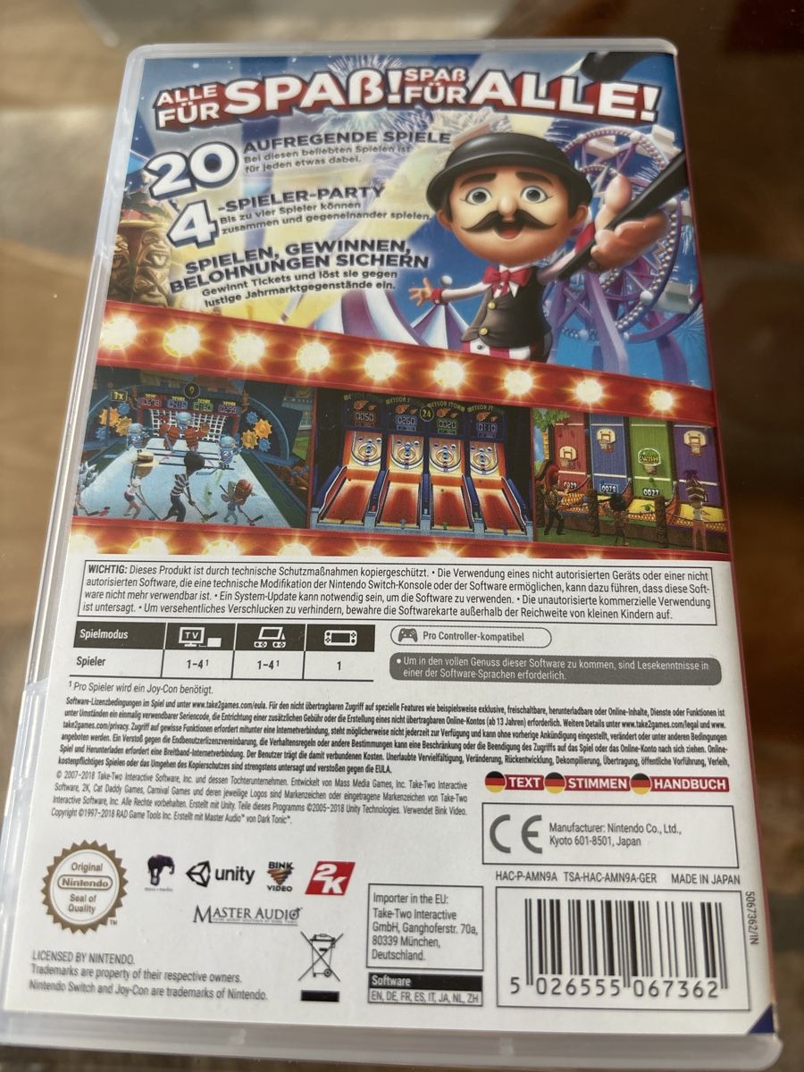 Nintendo Spiele: Carnival Games (Nintendo Switch) – Gebraucht aus Zürich von  1