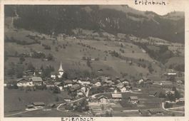 Erlenbach (BE) – Blick auf Dorf und Kirche