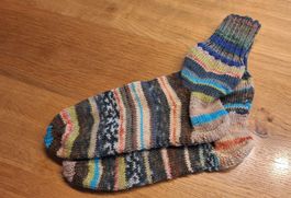 socke handgestrickt 38/39