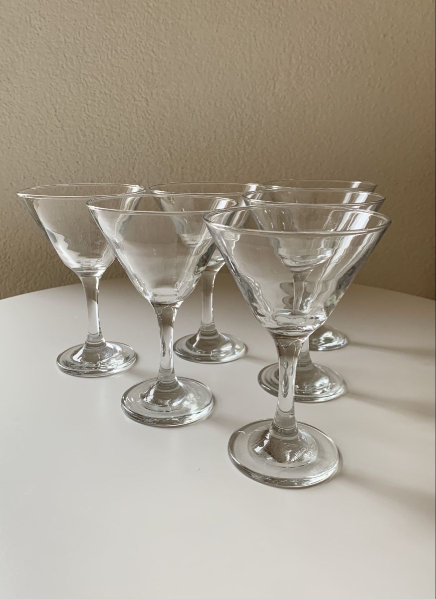 Bicchieri: 6 Martini Gläser, Cocktailgläser Set – Usato da Zürich venduto da Leonieonie.