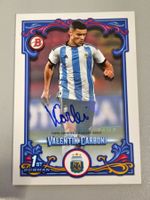 VALENTÍN CARBONI 2023 Topps Argentina Fileteado Bowman auto