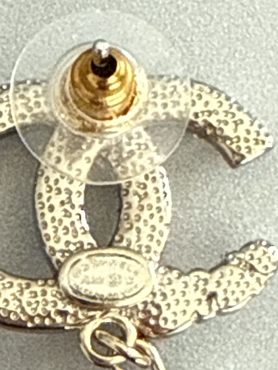 Chanel Orecchini pendenti & Orecchini a lobo: Ohrringe CC Logo mit Perlen und ZirkoniaNeu – Usato da Uetikon am See venduto da Mariaa144 3