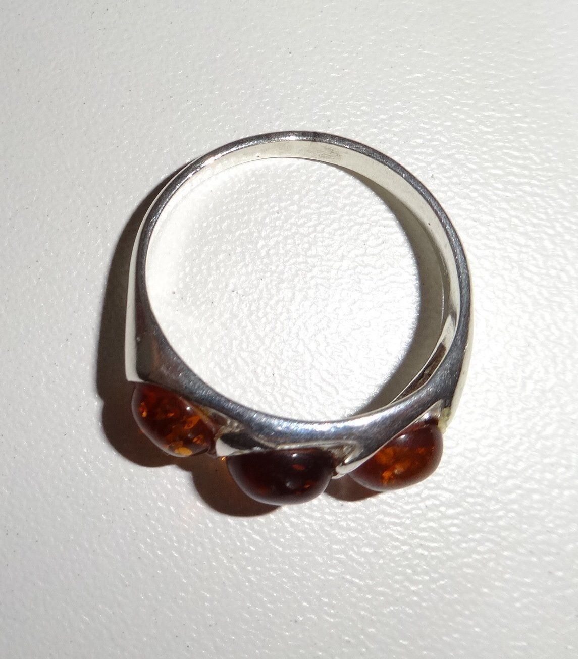 Anelli: ECHT! * Bernstein RING 925 Silber – Nuovo (secondo la descrizione) da Visp venduto da steinschmuckwelt 2