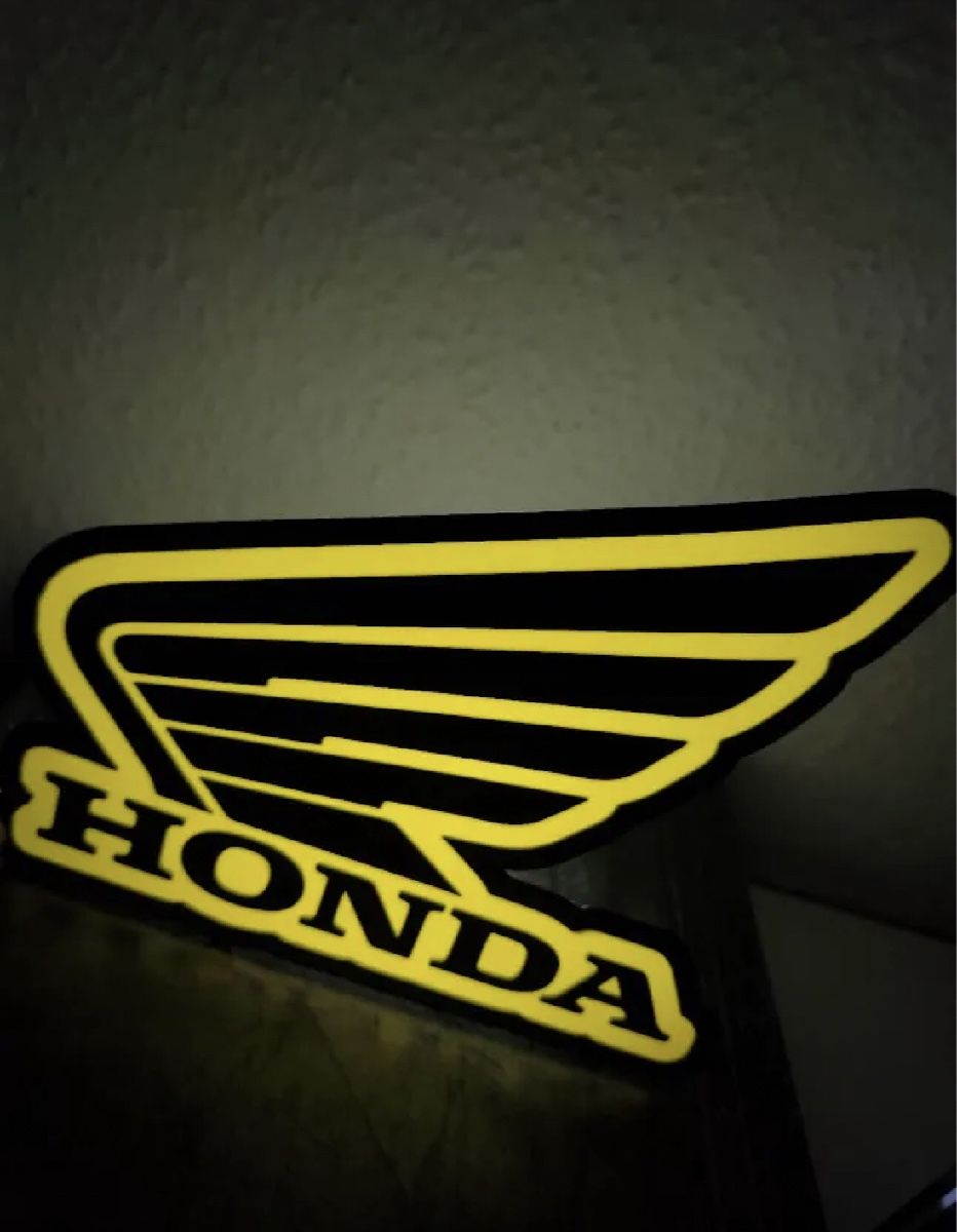 Lampen: Enseigne lumineuse HONDA décorative – Neu (gemäss Beschreibung) aus Noville von Berlusconi55