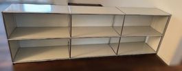 Vintage String USM Regal/Sideboard, weiss, Top Zustand!
