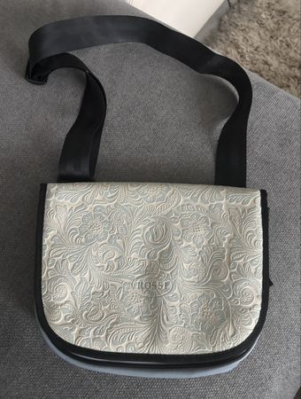 Elegante ROSSI Handtasche mit Blumenmuster - Top Zustand!