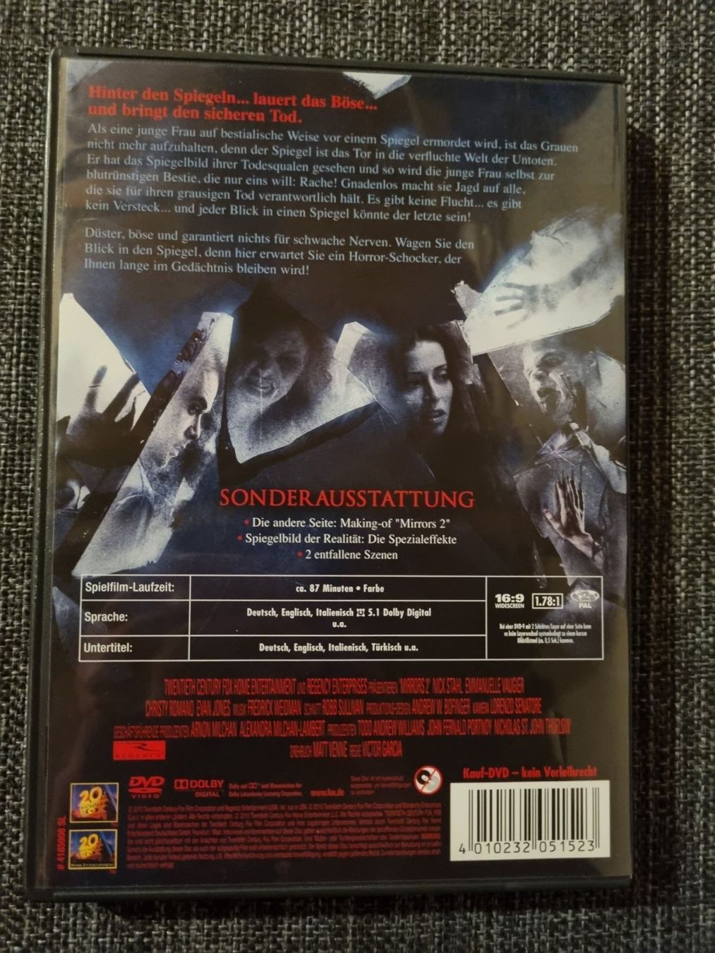 Alle DVDs: Mirrors, komplette Sammlung, 3 DVDs Horror – Gebraucht aus Winterthur von Belzarek 6