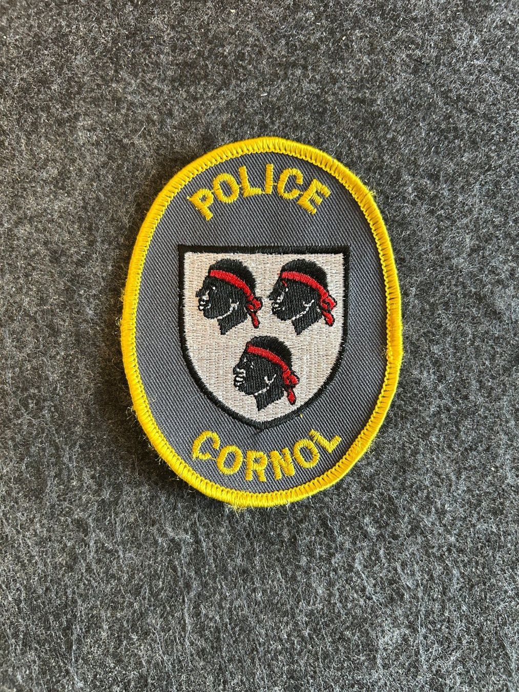 Plaketten & Abzeichen: Patch, JU, Police Cornol – Gebraucht aus Berikon von DGC-1995