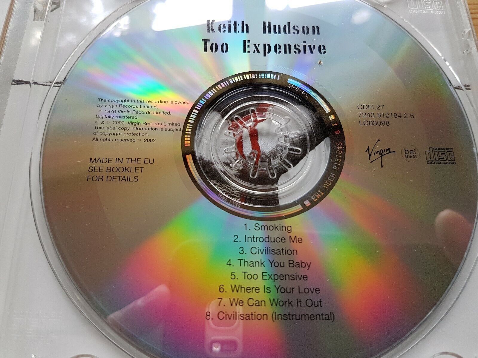 CD: KEITH HUDSON TOO EXPENSIVE Reggae CD near mint rare – Usato da Lostorf venduto da MidnightRider59 2