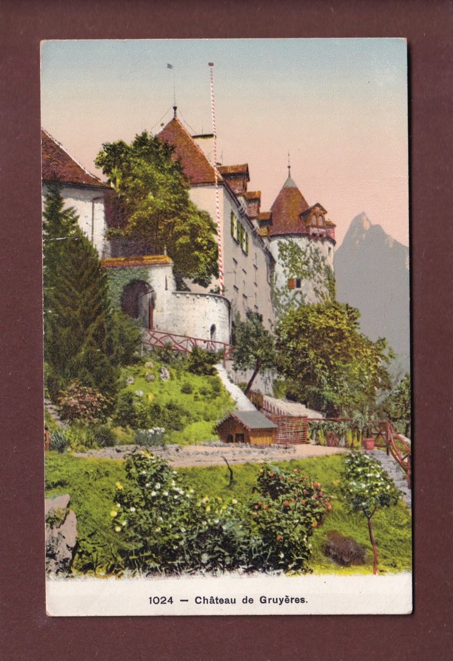 Cartoline postali: Château de GRUYERES – Usato da Pully venduto da nicecards