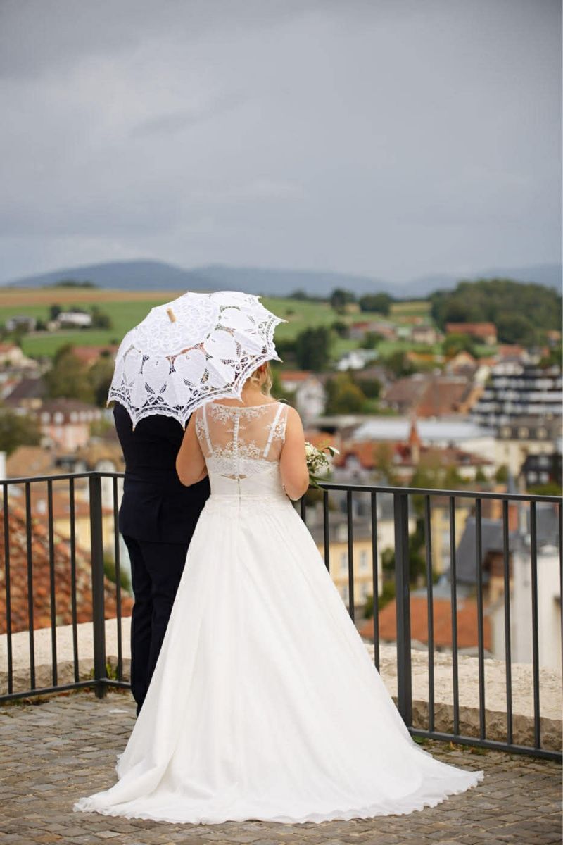 Vestiti: Robe de mariée Adria Bianco – Usato da Boncourt venduto da kev_wb77 1