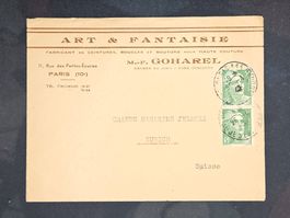 CL25 Enveloppe + Timbre France 1946