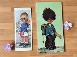 2 coole Bilder von Michel Thomas, Vintage & Nostalgie pur !!