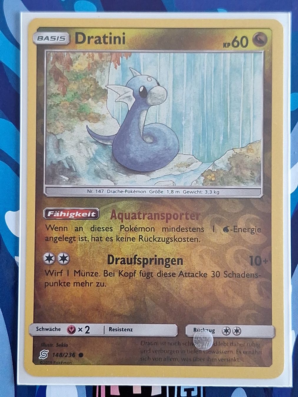 Pokémon Cartes à collectionner: Dratini - Unified Minds -  - Reverse Holo - #Ord3 – D'occasion à Altstätten SG par GGsGameshop