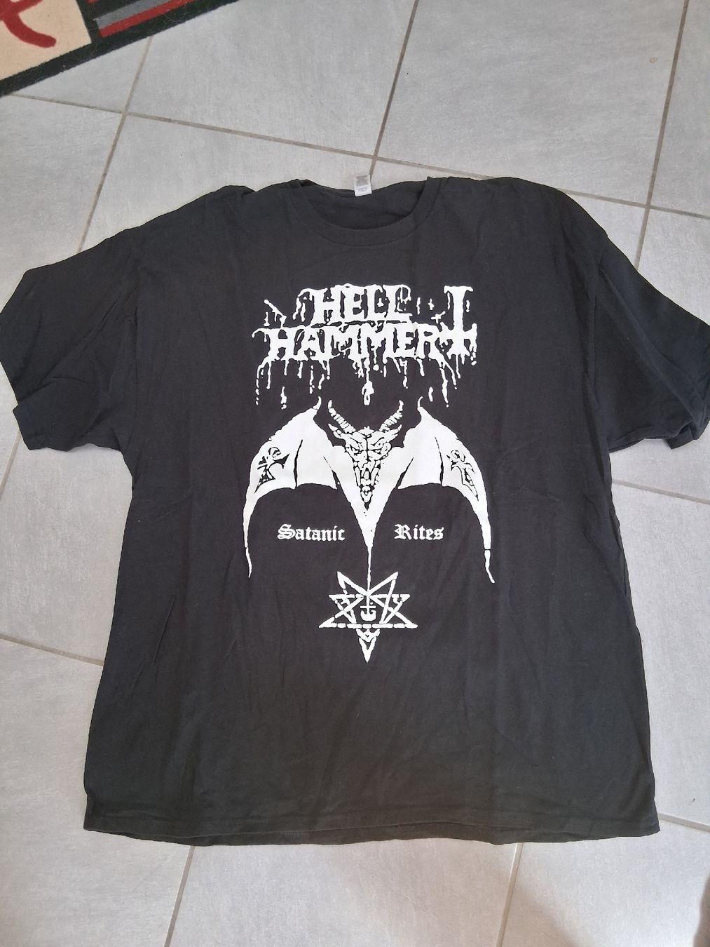 T-Shirts: ts hellhammer- satanic rites (metal) – Gebraucht aus St-Cergue von VeganWarrior