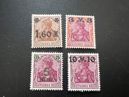 Deutsches Reich 1921  MiNr. 154-57 *   (4997)