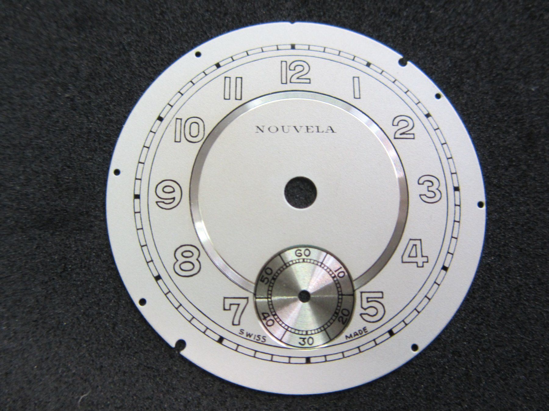 Orologi: 20 Stk. Zifferblätter Messing versilbert – Nuovo e nell'imballaggio originale da Hölstein venduto da federhaus 2
