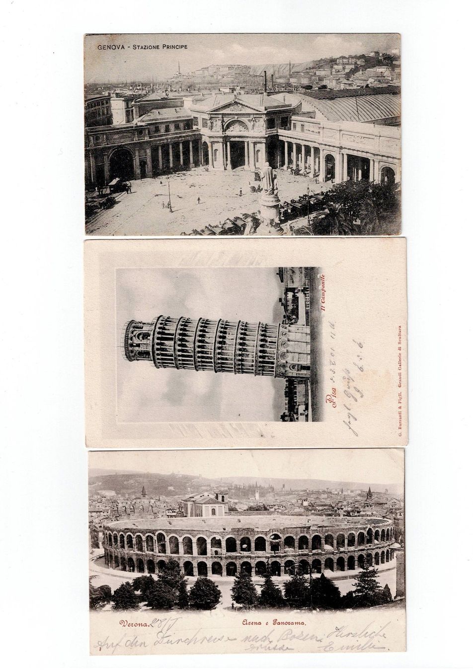 Ansichtskarten: Italien, 15 Ansichtskarten ab 1901 – Gebraucht aus Hinteregg von McCharly01 7