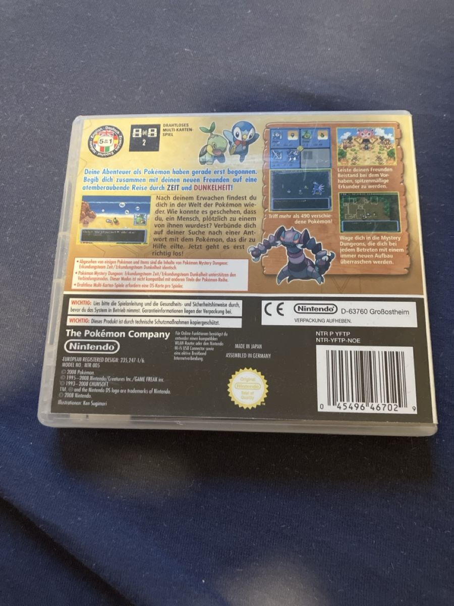 Pokémon Spiele: Pokemon Mystery Dungeon Explorers of Time – Gebraucht aus Burgdorf von mar_yz2h 3