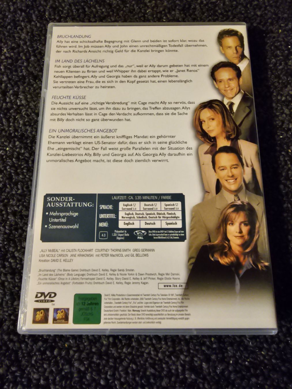 Tutti i DVDs: Ally McBeal - Staffel 1.12-1.15 – Usato da Ruswil venduto da jan_bxl5 1