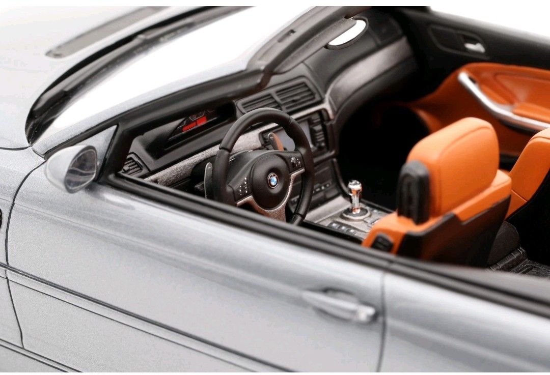 BMW Modellini d'auto: BMW E46 M3 Convertible Silver Grey A08 2004 OTTO-MOBILE – Nuovo e nell'imballaggio originale da La Joux FR venduto da Pepere5 5