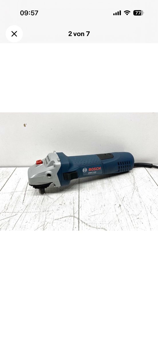 Tutte le macchine: Winkelschleifer BOSCH Professional GWS 7-125 – Usato da Nottwil venduto da marcowu79 1