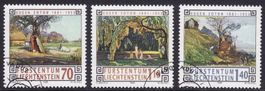 Liechtenstein: Satz ZNr. 1080-1082 (Maler: Eugen Zotow 1996)