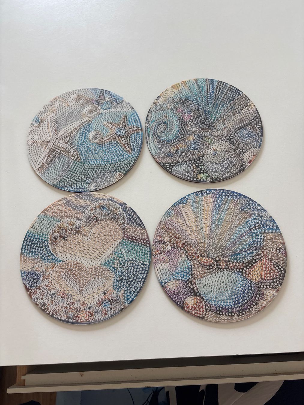 Bastelsets: Untersetzer Diamond Painting Meer – Neu (gemäss Beschreibung) aus Amriswil von SCHLOSSGEISTLI